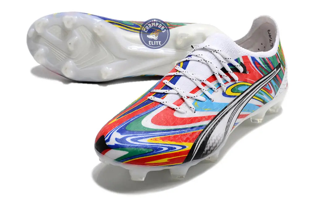 Ultra Ultimate FG Flags of the World - Blanc/Noir/Rouge/Vert ÉDITION LIMITÉE