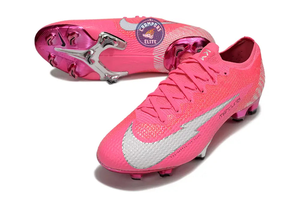 VAPOR 13 ELITE FG MBAPPÉ ROSA - ROSE/BLANC/ARGENT