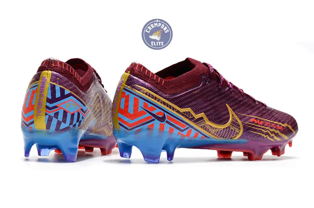 Vapor 15 Elite FG Mbappé Personal Edition - Bordeaux/Doré
