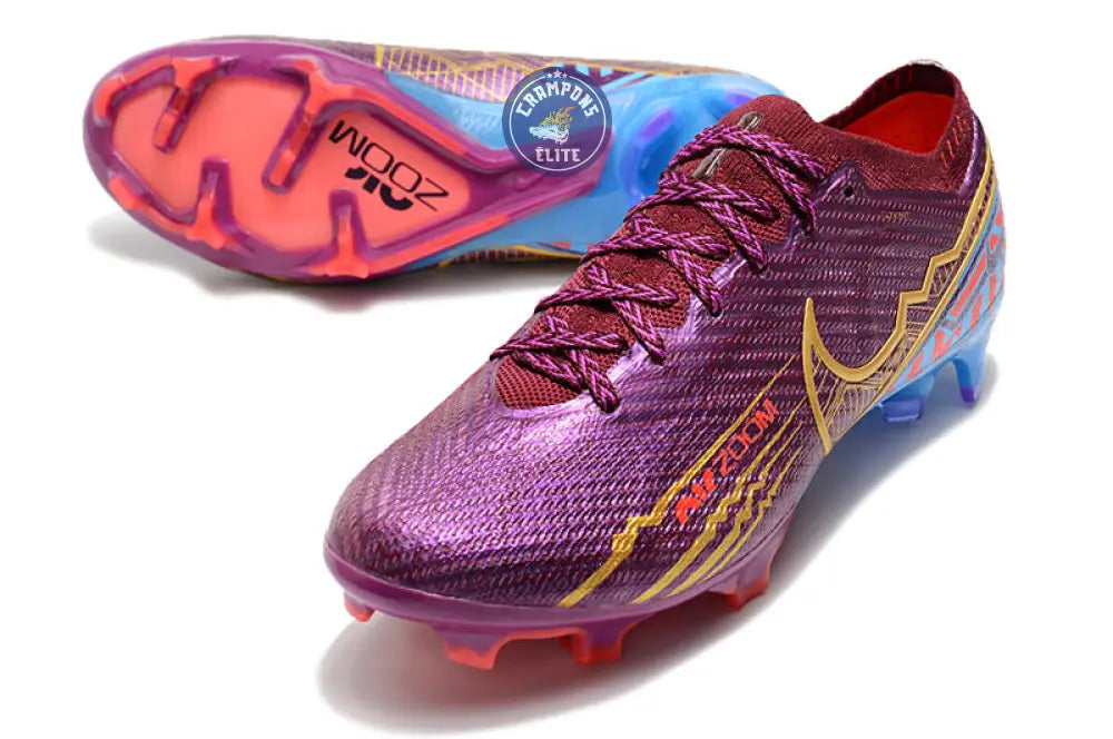 Vapor 15 Elite FG Mbappé Personal Edition - Bordeaux/Doré