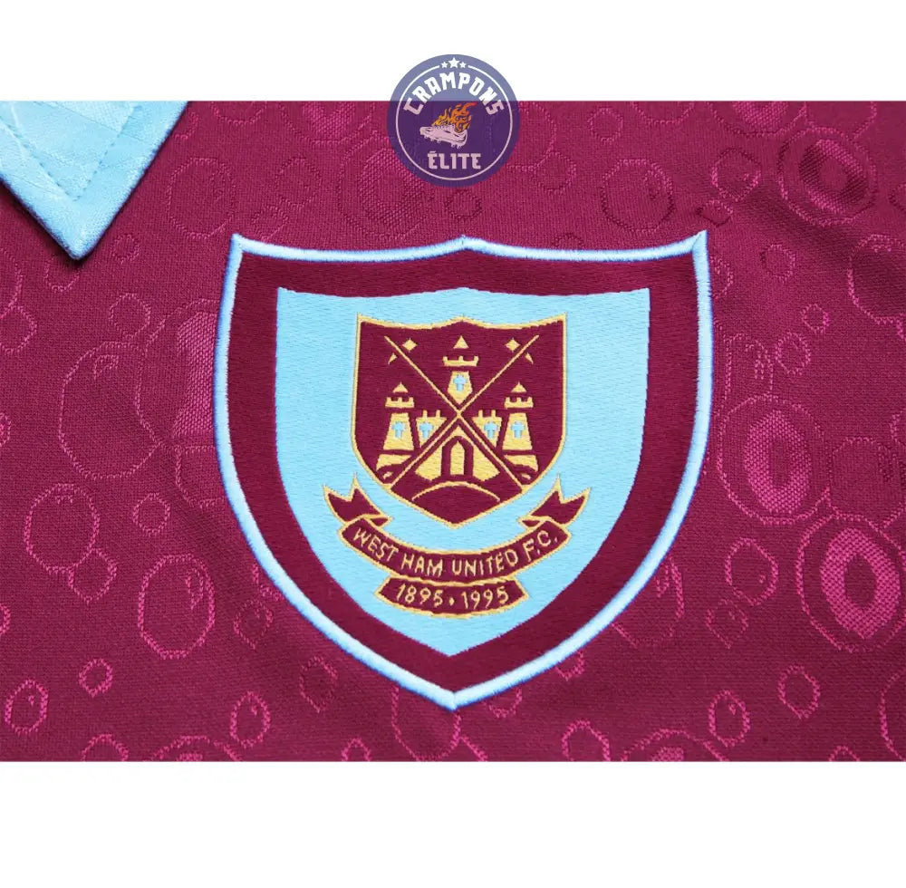 Image of West Ham 1995/96 Domicile à manches longues