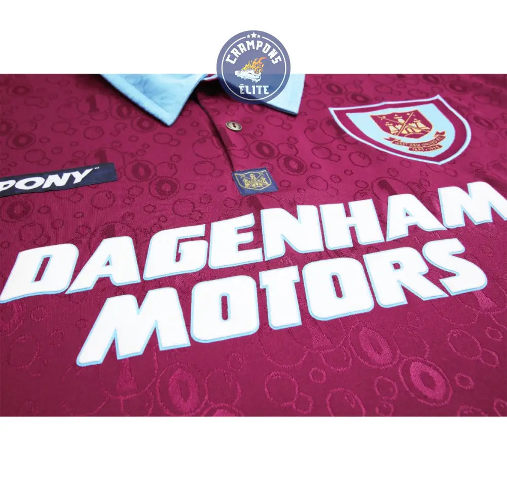 Image of West Ham 1995/96 Domicile à manches longues
