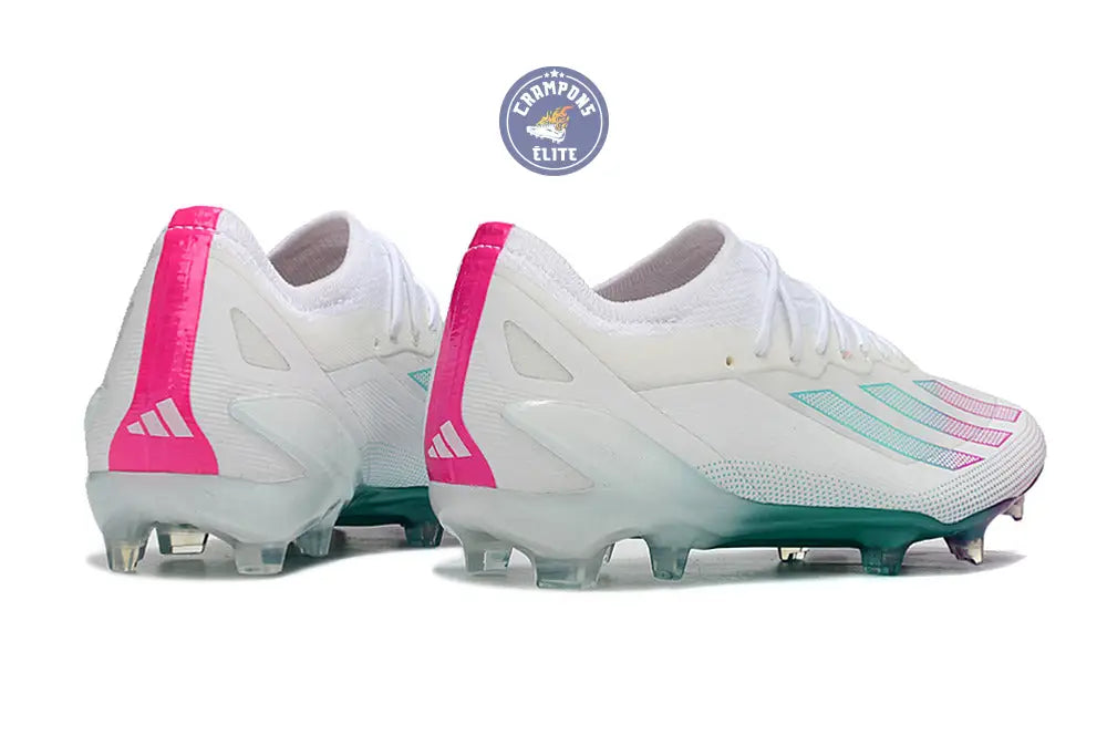 X Crazyfast Elite FG Blanc/Violet/Vert
