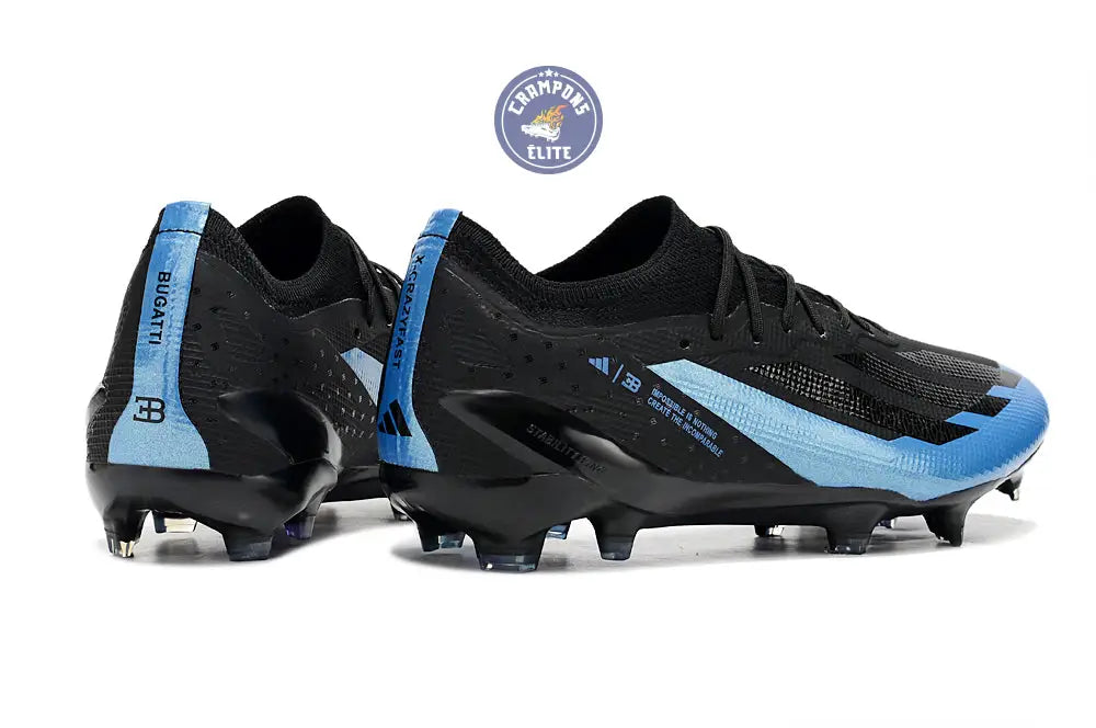 X Crazyfast Elite FG x Bugatti - Noir/Bleu