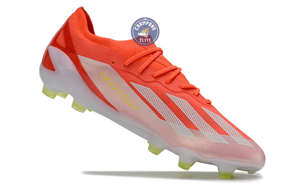 X Crazyfast Elite FG Energy Citrus - Rouge/Blanc/Jaune