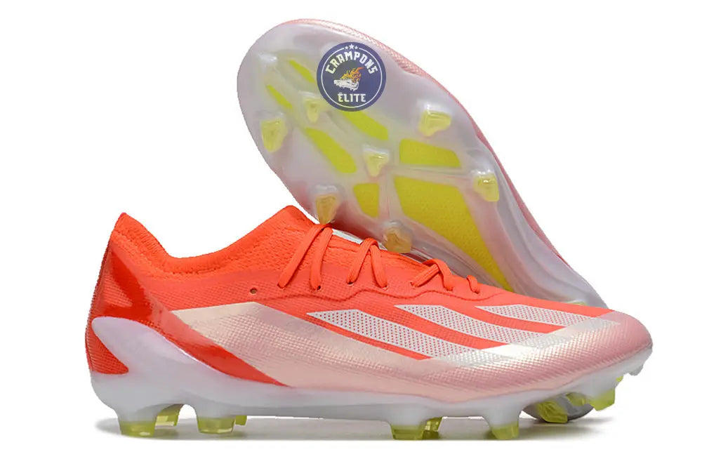 X Crazyfast Elite FG Energy Citrus - Rouge/Blanc/Jaune