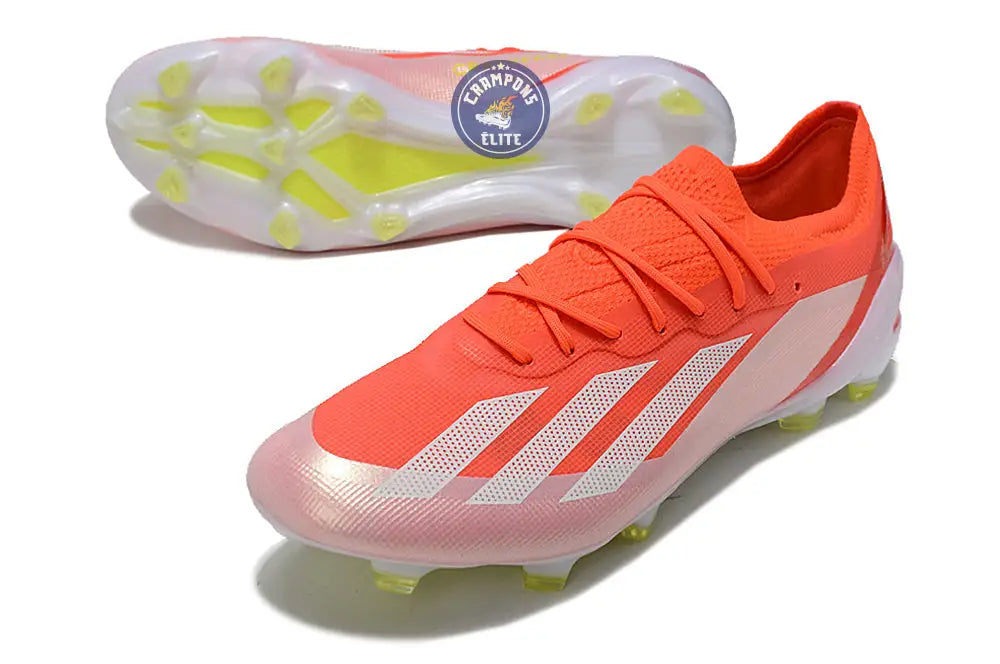 X Crazyfast Elite FG Energy Citrus - Rouge/Blanc/Jaune