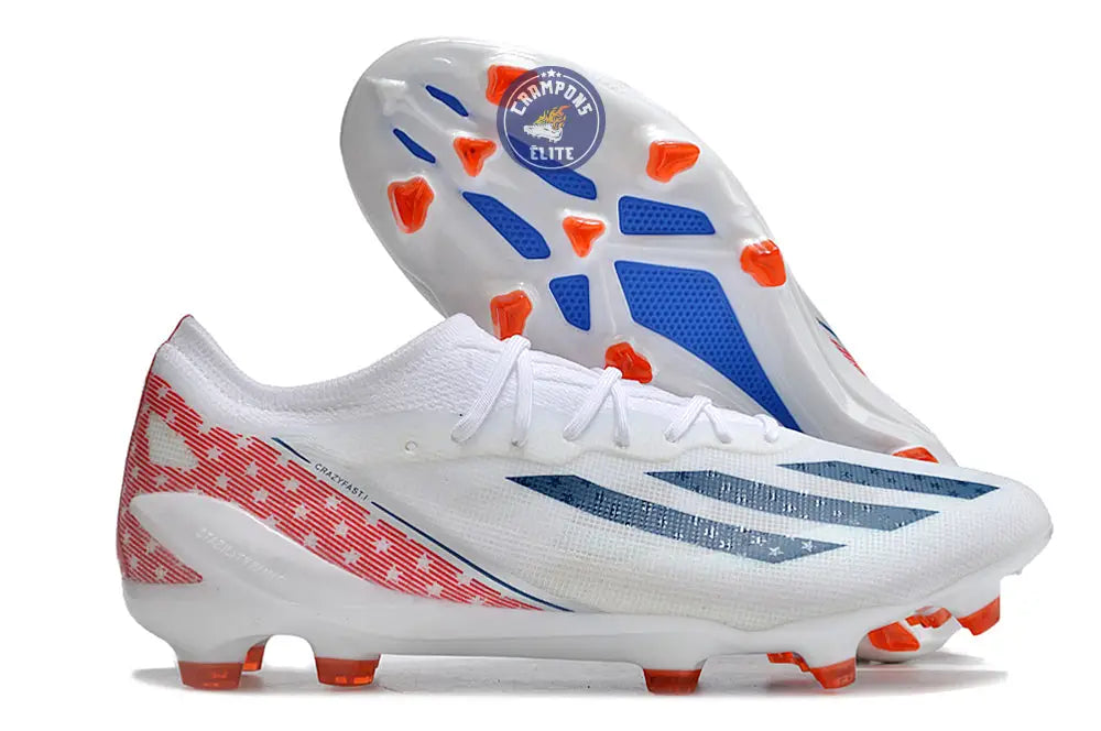 Image of X Crazyfast Elite FG - Etoile - Bleu/Blanc/Rouge