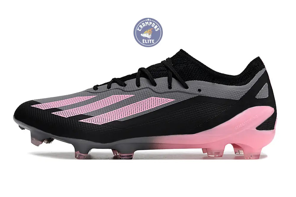 X Crazyfast Elite FG Noir/Gris/Rose