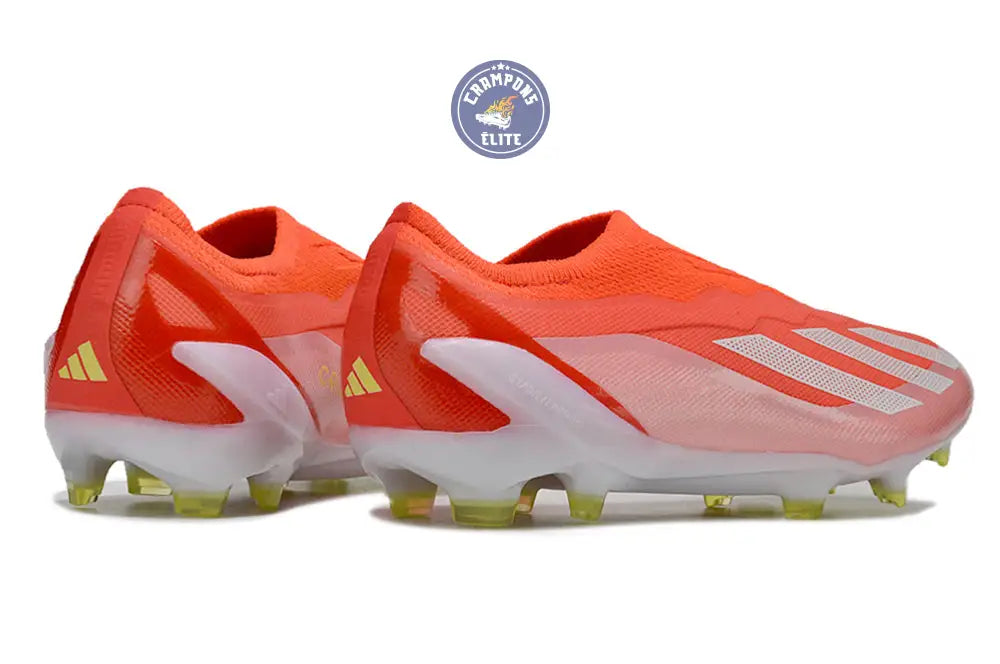 Image of X Crazyfast Elite Laceless FG Energy Citrus - Rouge/Blanc/Jaune