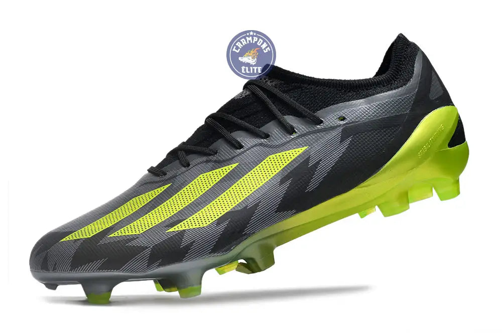 X Crazyfast FG Crazycharged - Noir/Jaune/Gris ÉDITION LIMITÉE
