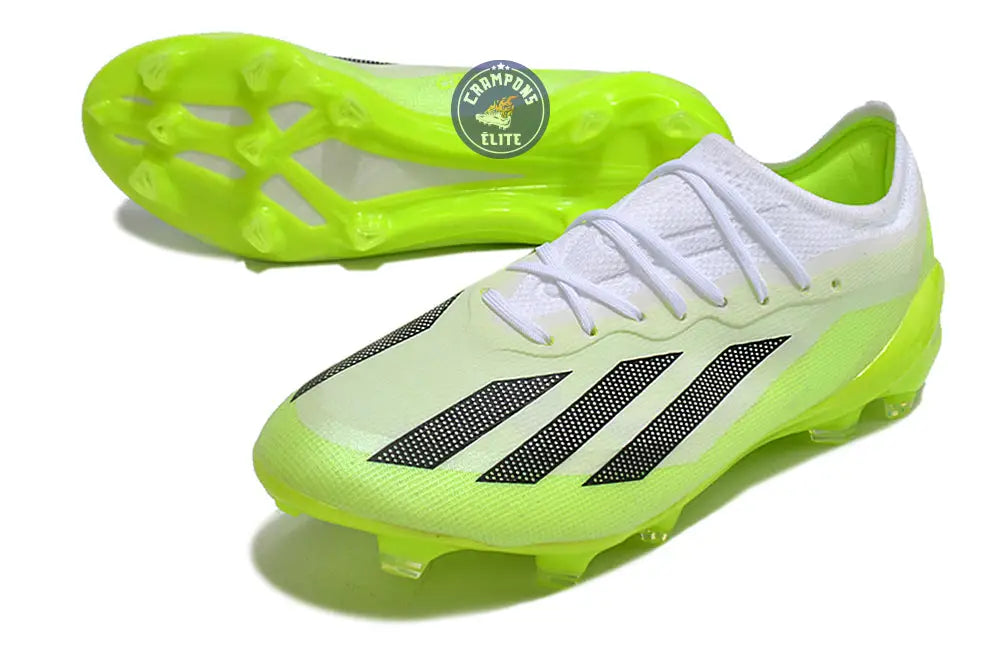 X Crazyfast FG Crazyrush - Blanc/Noir/Lucid Lemon