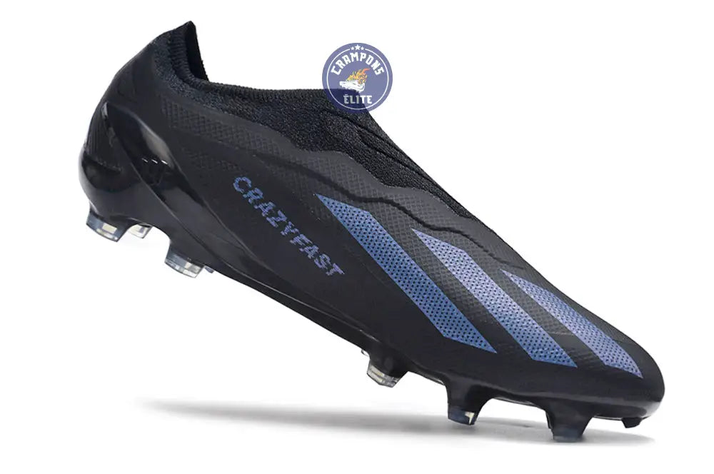 X Crazyfast Laceless FG Nightstrike - Noir