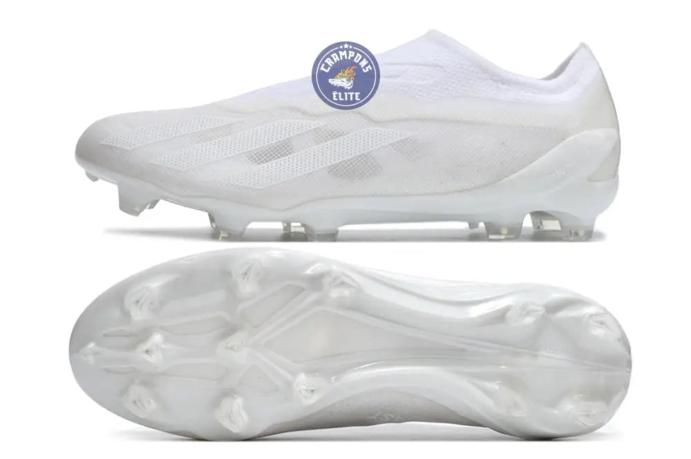 Image of X Crazyfast Laceless FG Pearlized - Blanc