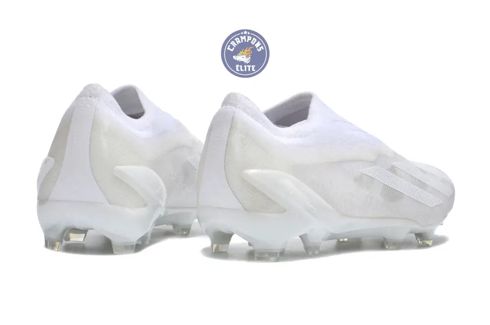 X Crazyfast Laceless FG Pearlized - Blanc
