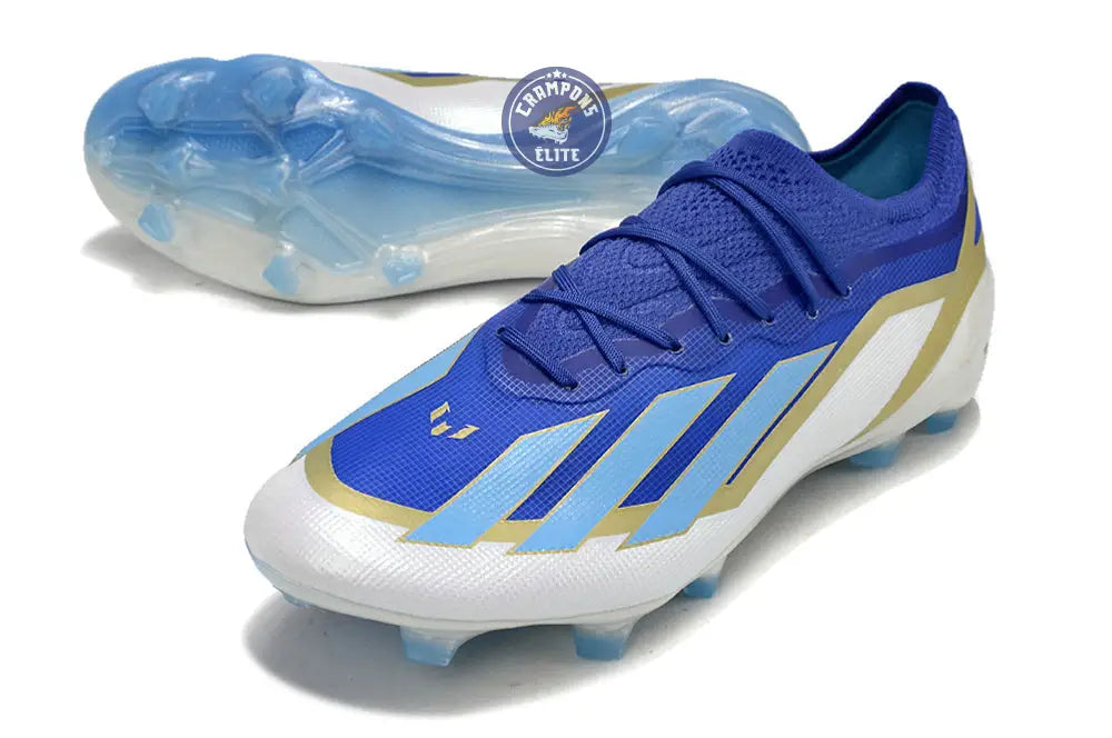 X Crazyfast Messi Elite FG Spark Gen10s - Bleu/Blue Burst/Blanc