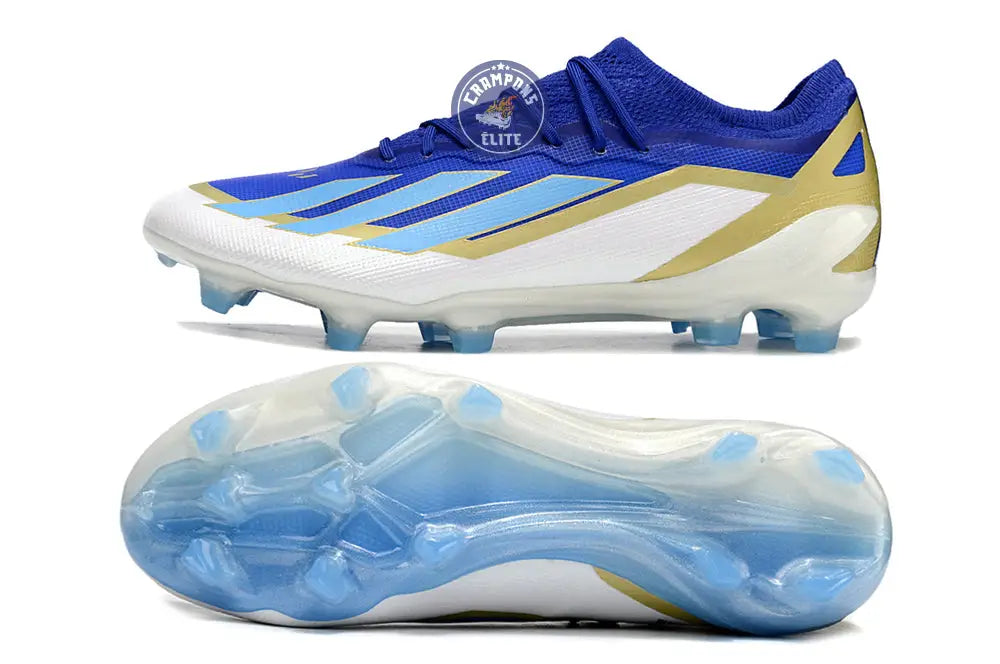 Image of X Crazyfast Messi Elite FG Spark Gen10s - Bleu/Blue Burst/Blanc