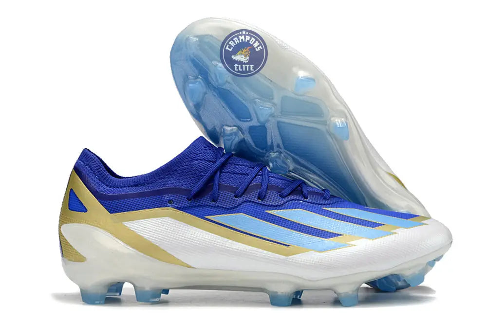 Image of X Crazyfast Messi Elite FG Spark Gen10s - Bleu/Blue Burst/Blanc