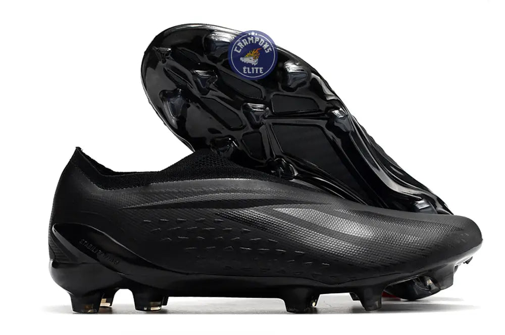 Image of X Speedportal Elite Laceless FG Full Black - Noir