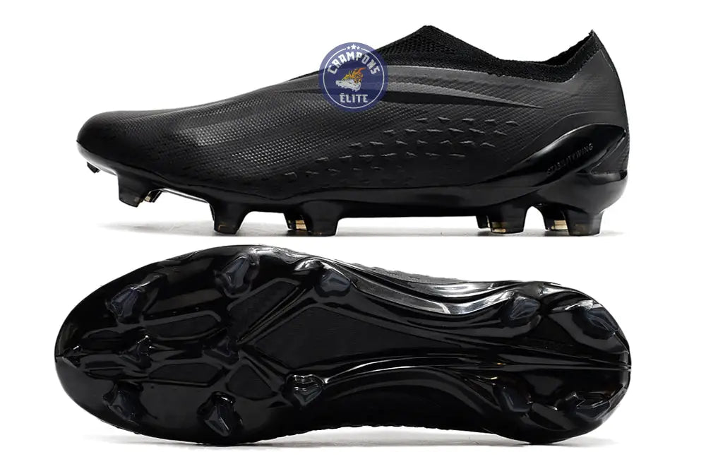 X Speedportal Elite Laceless FG Full Black - Noir