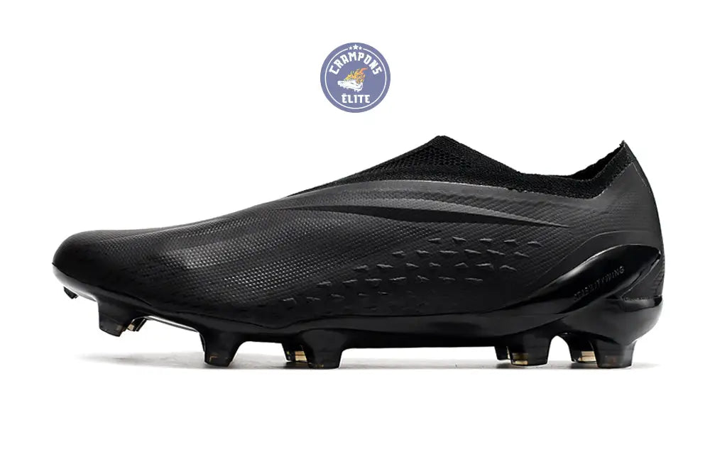 X Speedportal Elite Laceless FG Full Black - Noir