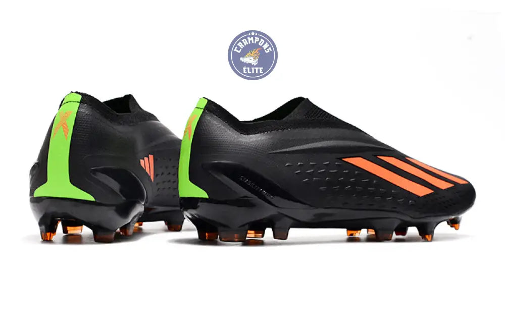 Image of X Speedportal Elite Laceless FG Noir/Orange