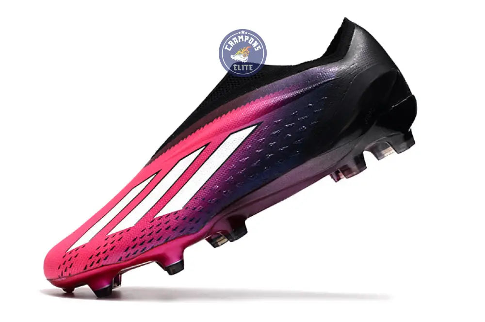 X Speedportal Elite Laceless FG Own Your Football - Rose/Argenté/Noir