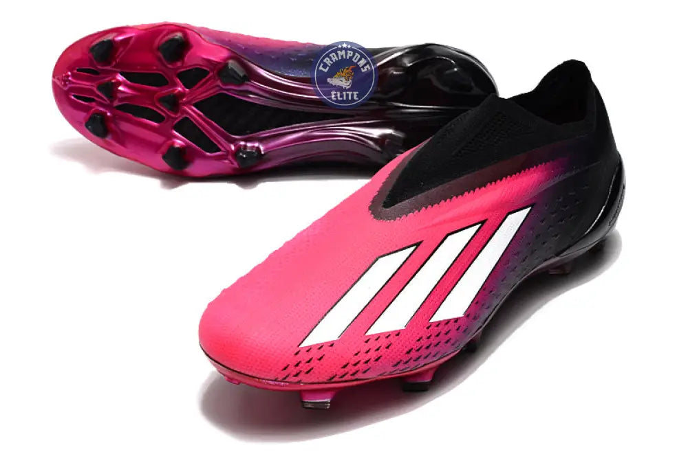 Image of X Speedportal Elite Laceless FG Own Your Football - Rose/Argenté/Noir