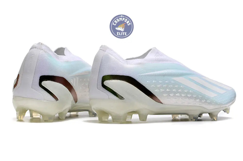 X Speedportal Elite Laceless FG Pearlized - Blanc/Noir