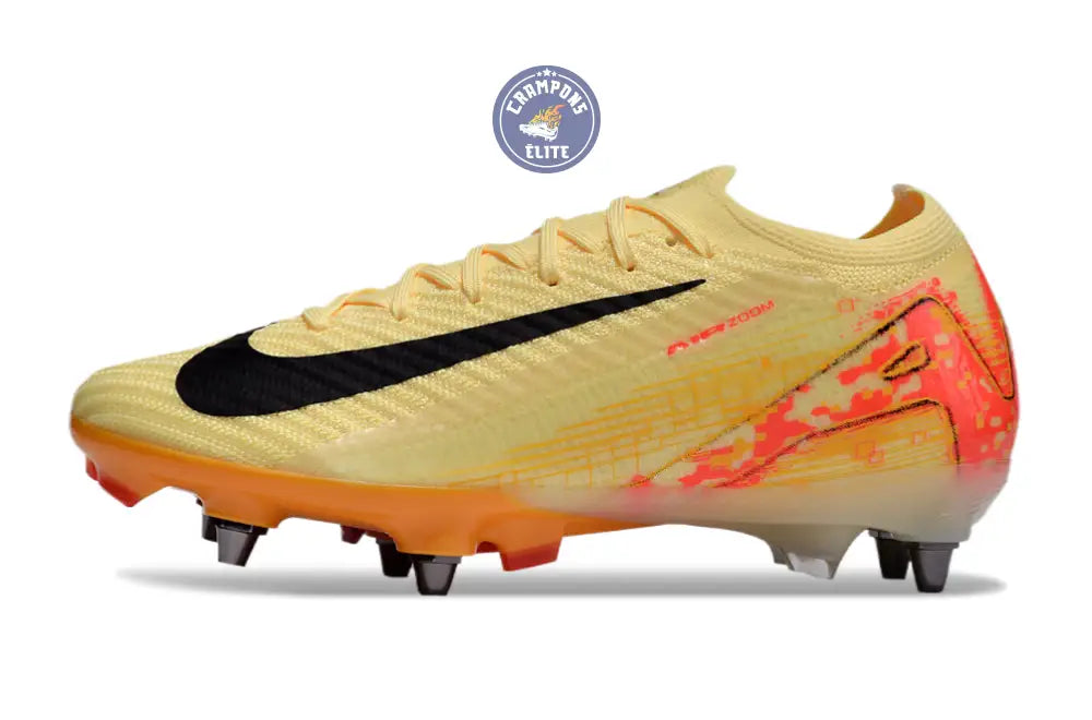 Image of Zoom Mercurial Vapor 16 SG Mbappé Personal Edition - Orange/Bleu